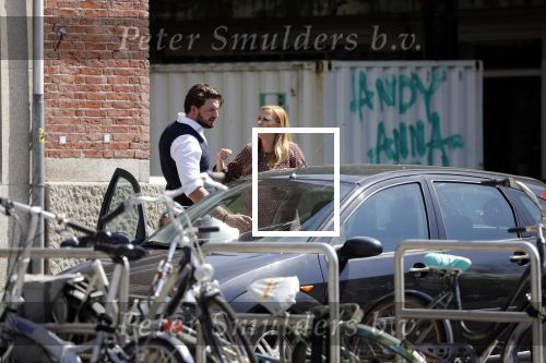 Amsterdam 11 mei 2018 
Fabienne de Vries en haar vriend hebben ruzie op straat
