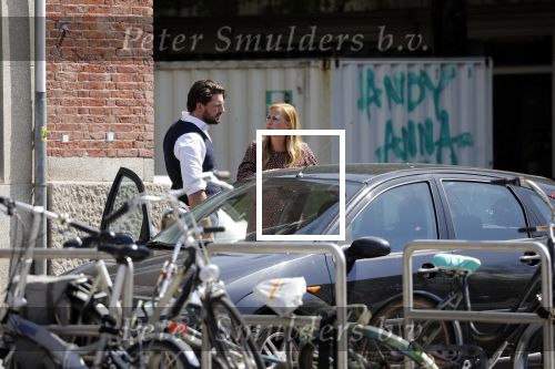 Amsterdam 11 mei 2018 
Fabienne de Vries en haar vriend hebben ruzie op straat