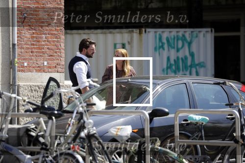 Amsterdam 11 mei 2018 
Fabienne de Vries en haar vriend hebben ruzie op straat