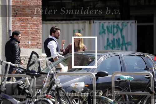 Amsterdam 11 mei 2018 
Fabienne de Vries en haar vriend hebben ruzie op straat