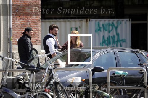 Amsterdam 11 mei 2018 
Fabienne de Vries en haar vriend hebben ruzie op straat