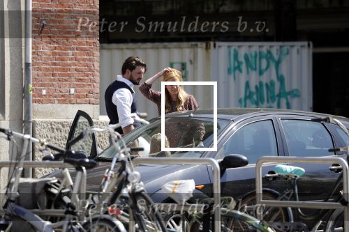 Amsterdam 11 mei 2018 
Fabienne de Vries en haar vriend hebben ruzie op straat