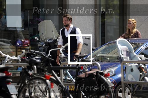 Amsterdam 11 mei 2018 
Fabienne de Vries en haar vriend hebben ruzie op straat