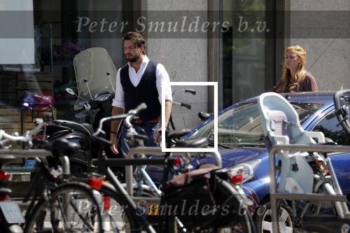 Amsterdam 11 mei 2018 
Fabienne de Vries en haar vriend hebben ruzie op straat