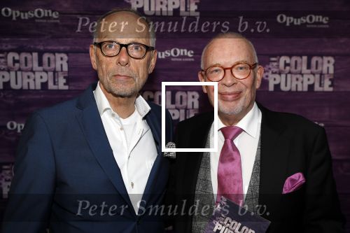Amsterdam 16 april 2018
Premiere the color purple in de NDSM loods. Frans Mulder met partner