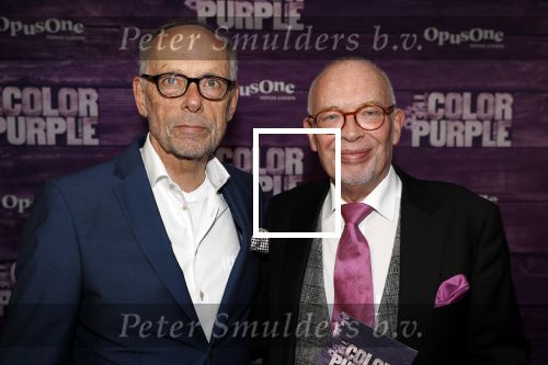 Amsterdam 16 april 2018
Premiere the color purple in de NDSM loods. Frans Mulder met partner