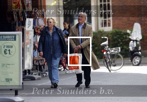 Amsterdam 23 april 2018
Frans Weisglas met zijn vrouw op de beethovenstraat.