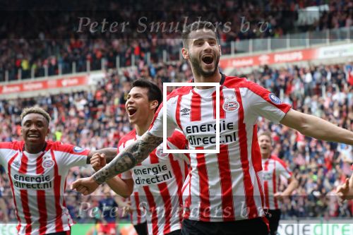 Eindhoven, 15 April 2018
PSV-AJAX, eindstand 3-0 en Landskampioen Seizoen 2017-2018