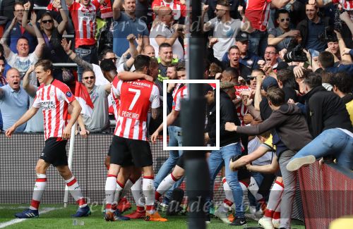 Eindhoven, 15 April 2018
PSV-AJAX, eindstand 3-0 en Landskampioen Seizoen 2017-2018
Gaston Pereiro