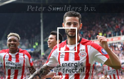 Eindhoven, 15 April 2018
PSV-AJAX, eindstand 3-0 en Landskampioen Seizoen 2017-2018
Gaston Pereiro scoort 1-0