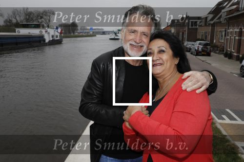 Waddinxveen 9 april 2018
Hans Bouwens (George Baker) thuis en in zijn studio. hans met zijn vrouw