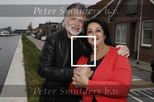 Waddinxveen 9 april 2018
Hans Bouwens (George Baker) thuis en in zijn studio. hans met zijn vrouw