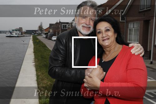 Waddinxveen 9 april 2018
Hans Bouwens (George Baker) thuis en in zijn studio. hans met zijn vrouw