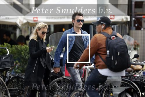 Amsterdam 10 april 2018
Gigi ravelli met haar man Roger Hodenius in Amsterdam zuid.