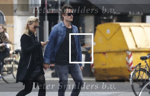 Amsterdam 10 april 2018
Gigi ravelli met haar man Roger Hodenius in Amsterdam zuid.