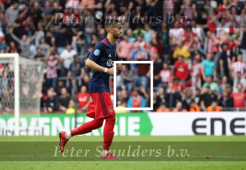 Eindhoven, 15 April 2018
PSV-AJAX, eindstand 3-0 en Landskampioen Seizoen 2017-2018
Hakim Ziyech