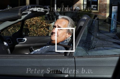 Laren 16 april 2018
Han Peekel in zijn cabrio in Laren