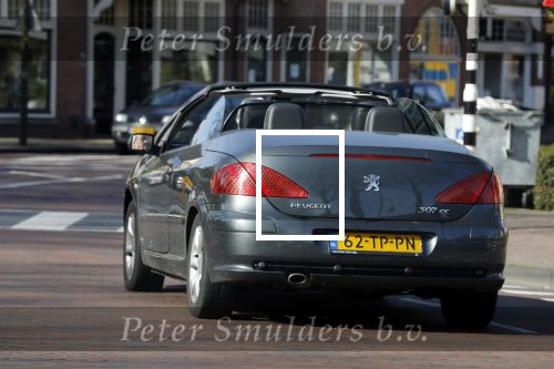 Laren 16 april 2018
Han Peekel in zijn cabrio in Laren