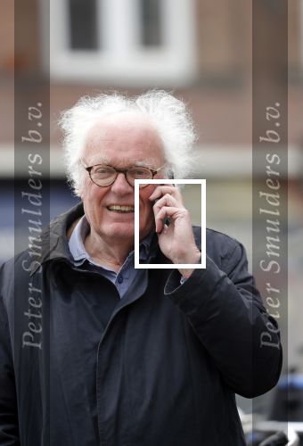 Amsterdam 10 april 2018
Henk Spaan bellend op de fiets in Amsterdam