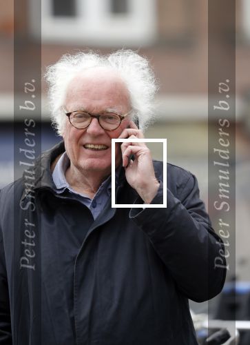 Amsterdam 10 april 2018
Henk Spaan bellend op de fiets in Amsterdam