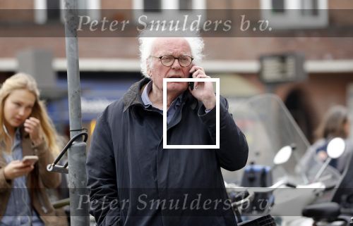 Amsterdam 10 april 2018
Henk Spaan bellend op de fiets in Amsterdam
