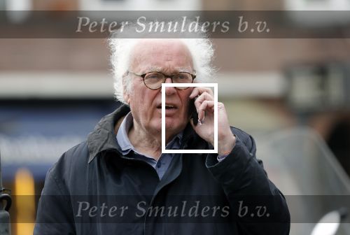 Amsterdam 10 april 2018
Henk Spaan bellend op de fiets in Amsterdam