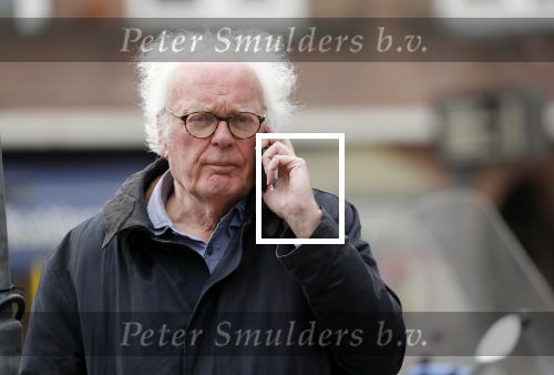Amsterdam 10 april 2018
Henk Spaan bellend op de fiets in Amsterdam
