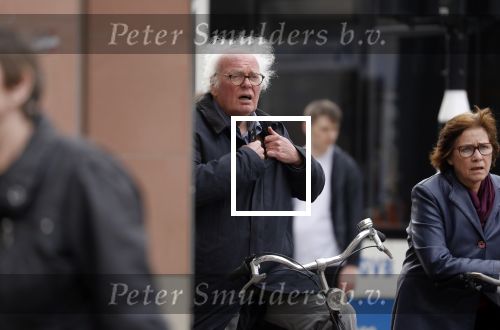 Amsterdam 10 april 2018
Henk Spaan bellend op de fiets in Amsterdam