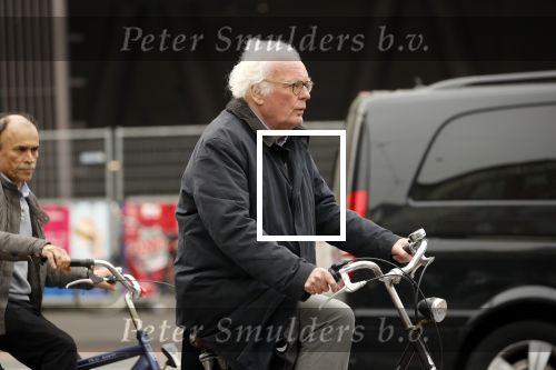 Amsterdam 10 april 2018
Henk Spaan bellend op de fiets in Amsterdam