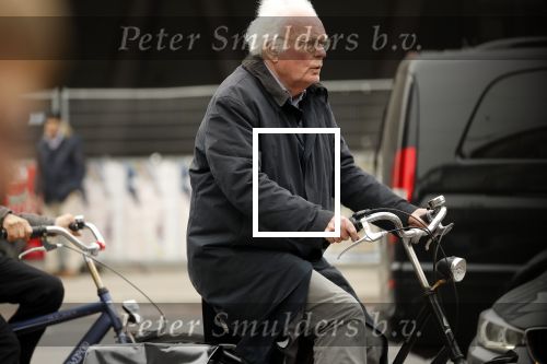 Amsterdam 10 april 2018
Henk Spaan bellend op de fiets in Amsterdam