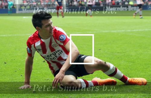 Eindhoven, 15 April 2018 
Kampioenswedstrijd PSV-AJAX, eindstand 3-0
Hirving Lozano