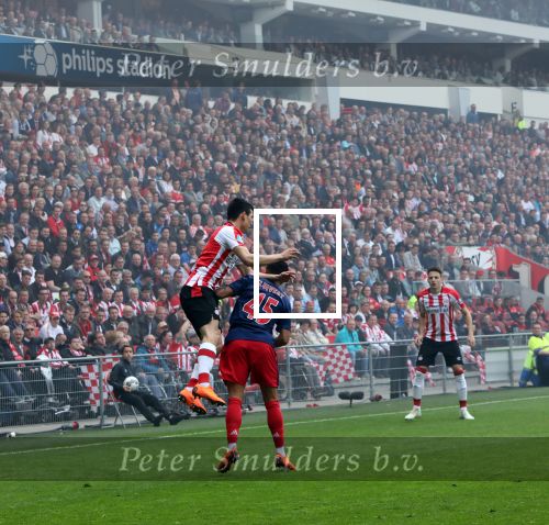Eindhoven, 15 April 2018
PSV-AJAX, eindstand 3-0 en Landskampioen Seizoen 2017-2018
Hirving Lozano