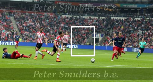 Eindhoven, 15 April 2018
PSV-AJAX, eindstand 3-0 en Landskampioen Seizoen 2017-2018
Hirving Lozano