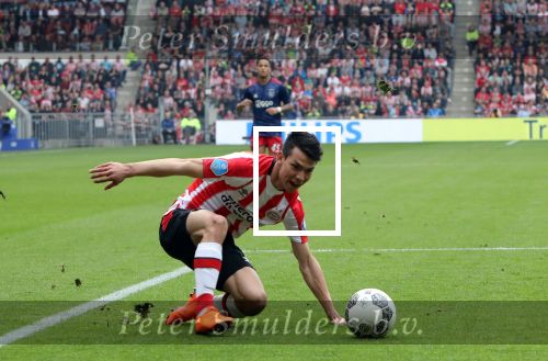 Eindhoven, 15 April 2018
PSV-AJAX, eindstand 3-0 en Landskampioen Seizoen 2017-2018
Hirving Lozano