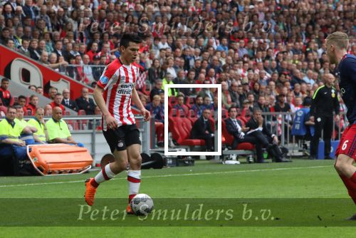 Eindhoven, 15 April 2018
PSV-AJAX, eindstand 3-0 en Landskampioen Seizoen 2017-2018
Hirving Lozano