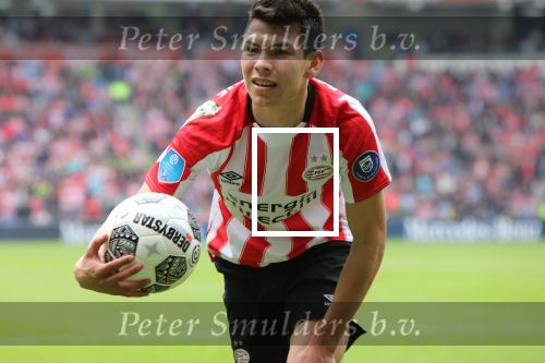 Eindhoven, 15 April 2018
PSV-AJAX, eindstand 3-0 en Landskampioen Seizoen 2017-2018
Hirving Lozano