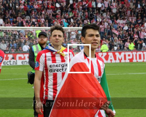 Eindhoven, 15 April 2018
PSV-AJAX, eindstand 3-0 en Landskampioen Seizoen 2017-2018
Hirving Lozano