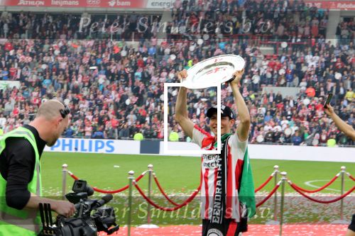 Eindhoven, 15 April 2018
PSV-AJAX, eindstand 3-0 en Landskampioen Seizoen 2017-2018
Hirving Lozano