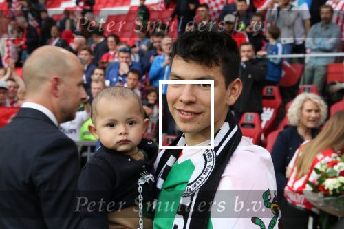Eindhoven, 15 April 2018
PSV-AJAX, eindstand 3-0 en Landskampioen Seizoen 2017-2018
Hirving Lozano