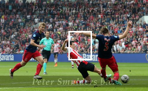 Eindhoven, 15 April 2018
PSV-AJAX, eindstand 3-0 en Landskampioen Seizoen 2017-2018
Hirving Lozano