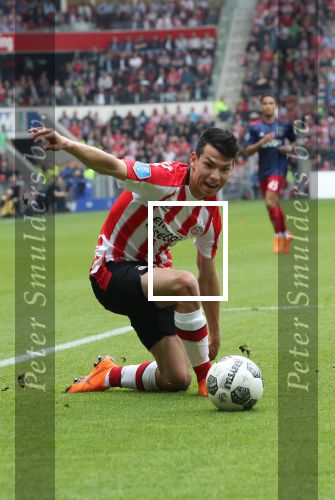 Eindhoven, 15 April 2018
PSV-AJAX, eindstand 3-0 en Landskampioen Seizoen 2017-2018
Hirving Lozano