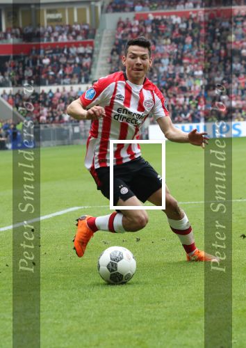 Eindhoven, 15 April 2018
PSV-AJAX, eindstand 3-0 en Landskampioen Seizoen 2017-2018
Hirving Lozano