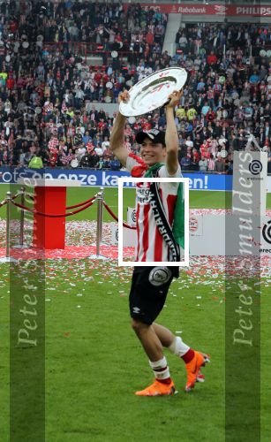 Eindhoven, 15 April 2018
PSV-AJAX, eindstand 3-0 en Landskampioen Seizoen 2017-2018
Hirving Lozano