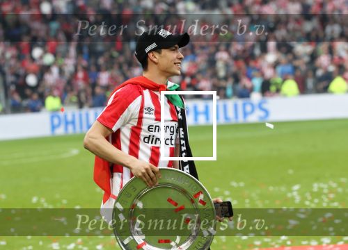 Eindhoven, 15 April 2018
PSV-AJAX, eindstand 3-0 en Landskampioen Seizoen 2017-2018
Hirving Lozano
