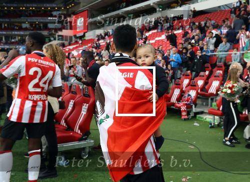Eindhoven, 15 April 2018
PSV-AJAX, eindstand 3-0 en Landskampioen Seizoen 2017-2018
Hirving Lozano