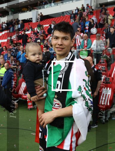 Eindhoven, 15 April 2018
PSV-AJAX, eindstand 3-0 en Landskampioen Seizoen 2017-2018
Hirving Lozano