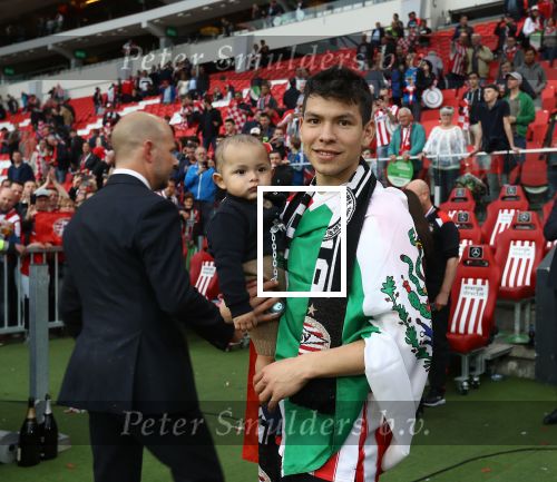 Eindhoven, 15 April 2018
PSV-AJAX, eindstand 3-0 en Landskampioen Seizoen 2017-2018
Hirving Lozano