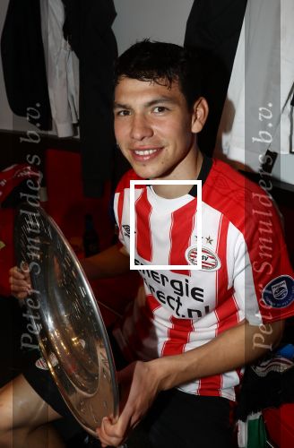Eindhoven, 15 April 2018
PSV-AJAX, eindstand 3-0 en Landskampioen Seizoen 2017-2018
Hirving Lozano