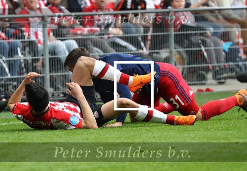 Eindhoven, 15 April 2018
PSV-AJAX, eindstand 3-0 en Landskampioen Seizoen 2017-2018
Hirving Lozano