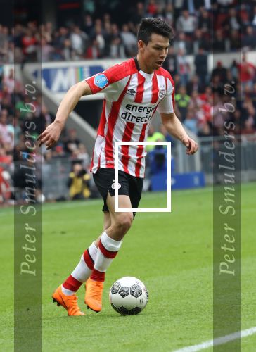 Eindhoven, 15 April 2018
PSV-AJAX, eindstand 3-0 en Landskampioen Seizoen 2017-2018
Hirving Lozano